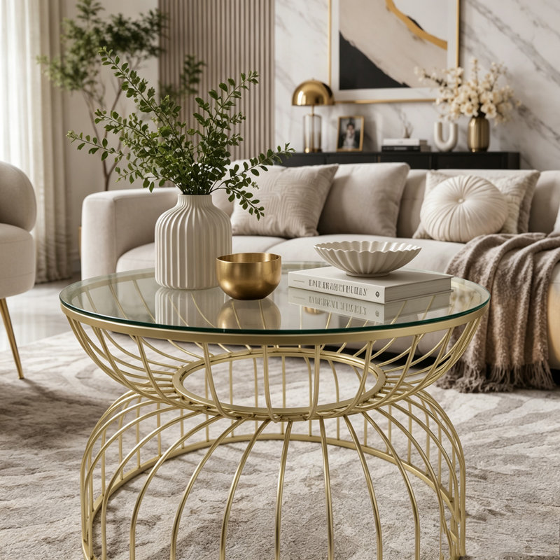 Table basse Golden