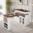 Kitchen Island with Extendable & Rotating Table