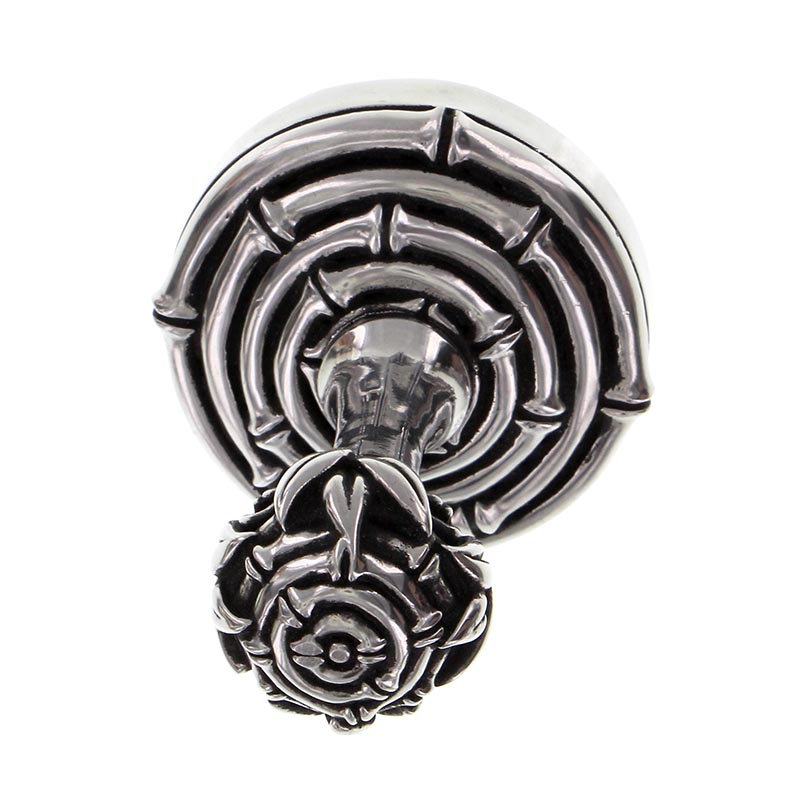 Palmaria Robe Hook, Vintage Pewter