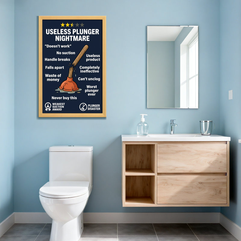 «Bath & Laundry», H 30 po x l 20 po, Toile tendue, Ne s’applique pas