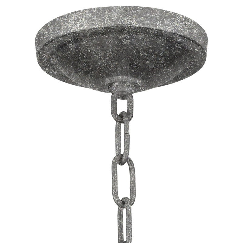 Diamond 4 - Light Candle Style Square Chandelier, Deep Ocean