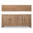 Capri 86.6'' Solid Wood Sideboard