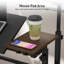 Bureau debout, bureau d'ordinateur à hauteur ajustable, noir-669510439