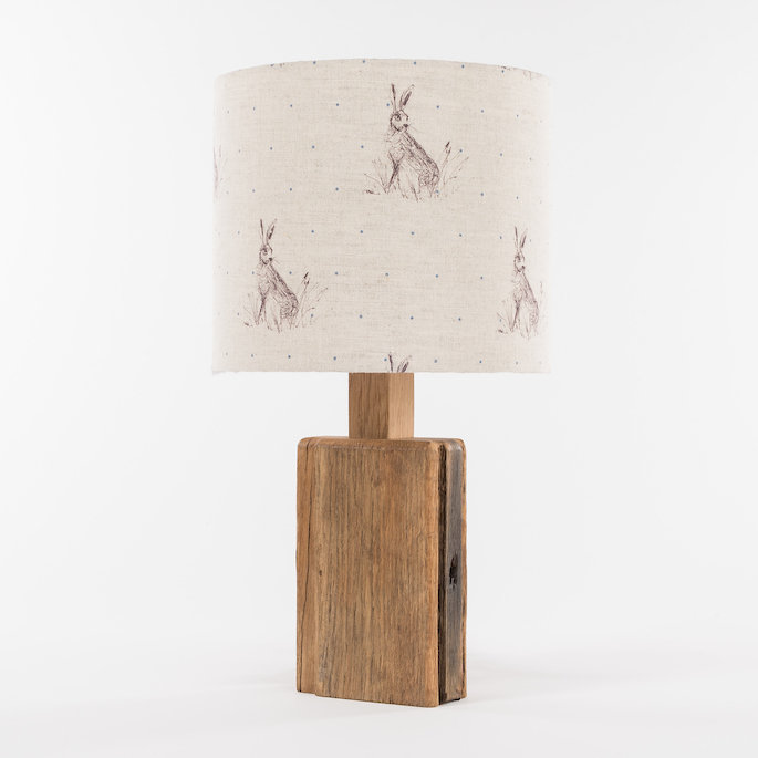 Big Timber Solid Wood Table Lamp
