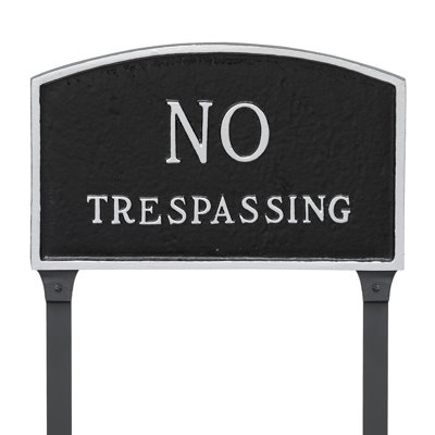 Weather Resistant Metal Garden Sign