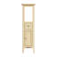 Claiborne Ash Assembled Tower Cabinet