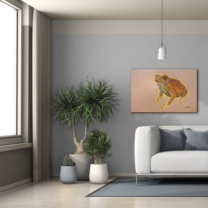 «Toady» par Bebe Keith, art mural sur toile, 40 po x 26 po