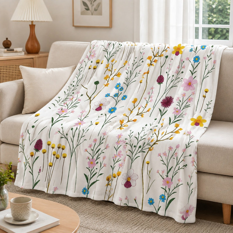 Jeté polaire en flanelle Cozy, L 40 po x l 30 po