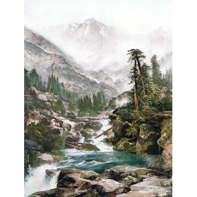 Rocky Stream in the Mountains