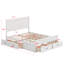 Base de lit en bois avec tiroirs-674544522