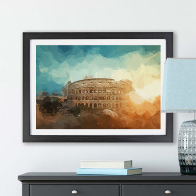 The Colisium in Rome Italy - Framed Print