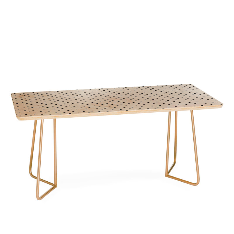 Solid Wood Top Coffee Table