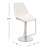 Ventana Swivel Adjustable Height Bar Stool-883928039