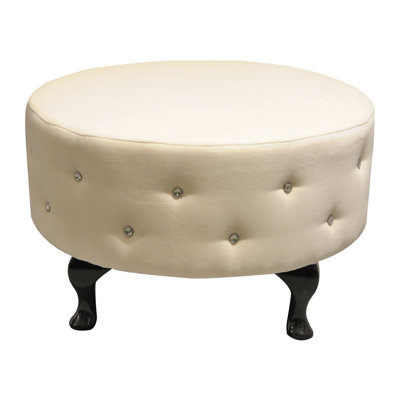 Gondola 60cm Wide Tufted Round Cocktail Ottoman