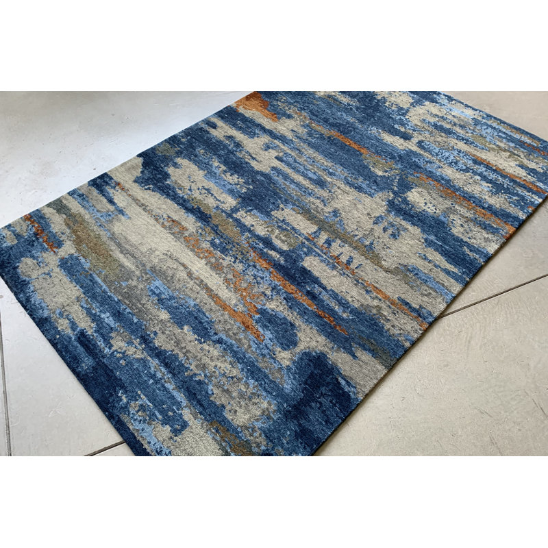 ESCALANTE INDIGO, Rectangle 6' x 9'