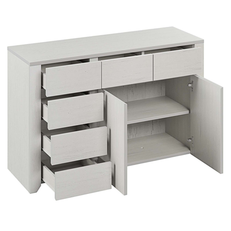 Table de chevet en bois manufacturé Juleisy