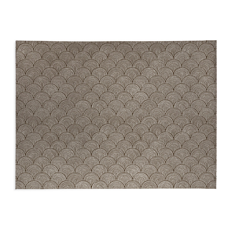 Tapis de cuisine Rolling Humps, Brun moka, Rectangulaire 2 pi x 3 pi