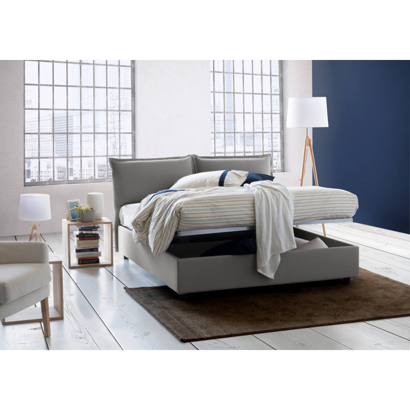 Mikenzy 160x200 cm Bed, Grey
