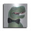 Luxe Art en métal «Mr. Rex «By Ashley Justice, métal« Mr. Rex »par Ashley Justice-101657679