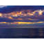 Dark and Gloomy Sunset at Sunset Cliffs Ocean Beach, San Diego Framed Print-71200713-132862430