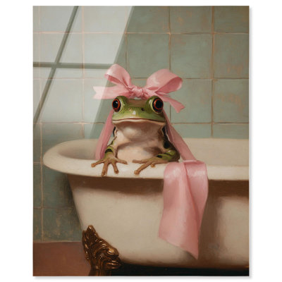 Princess Frog Acrylic Print Halloween Decor by Art Remedy, Ready to Hang, 30 x 36