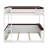 Queen Size Wooden Bunk Bed With Shelves And USB Charging Station-151902865