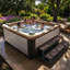 Spa standard pour 6 personnes à 100 jets avec système de son et cascade DEL American Spas-100655340-100655336