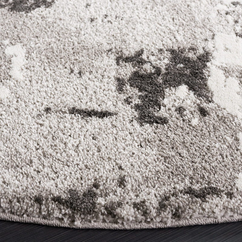 Century 300 Performance Abstract Rug, Round 6'7"
