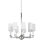 Frederick Cooper 9 - Light Shaded Wagon Wheel Chandelier