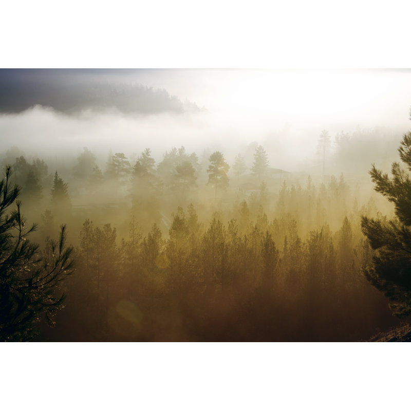 Misty Landscape by Barcin - Wrapped Canvas Print, 20cm H x 30cm W
