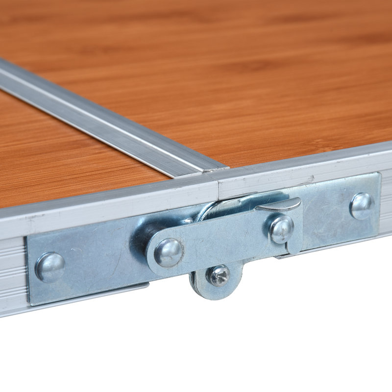 Hahira 120cm Rectangular Adjustable Folding Table