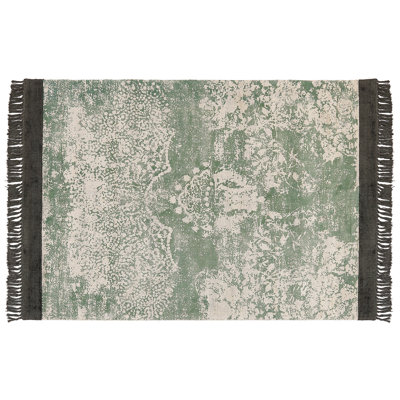 Akeilah Rectangle cm Moroccan Viscose Hand Woven Area Rug