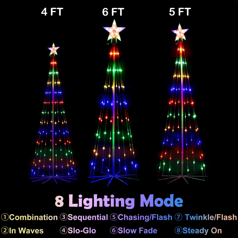 72'' LED Lighted Trees & Branches