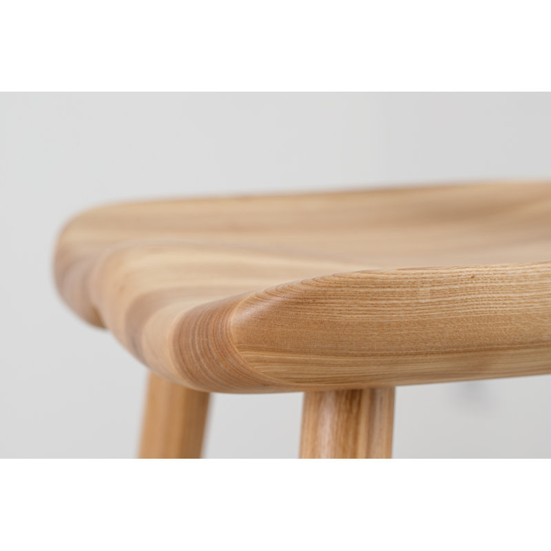 Anvil Chair With Back, Matte Ash, Bar Stool (31” Seat Height)