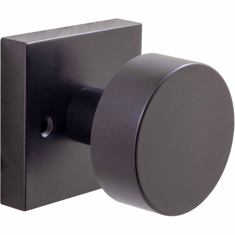 Bouton de porte avec Bonn, Noir mat