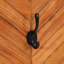 Solid Wood Wall Mounted Coat Rack