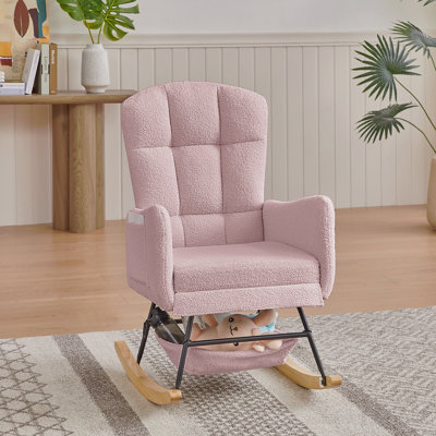 Pink Teddy Rocking Armchair