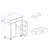 Kitchen Island Rolling Cart With 1 Drawer, 2 Doors, Storage Spaces, Adjustable Shelves, Towel & Seasoning - White Feature Trolley Storage, Quality-1109962656