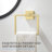 Bath Hardware Set 2-Piece Towel Bar, Towel Ring Wall Mounted Bathroom Accessories Set In Brushed Gold-121793997
