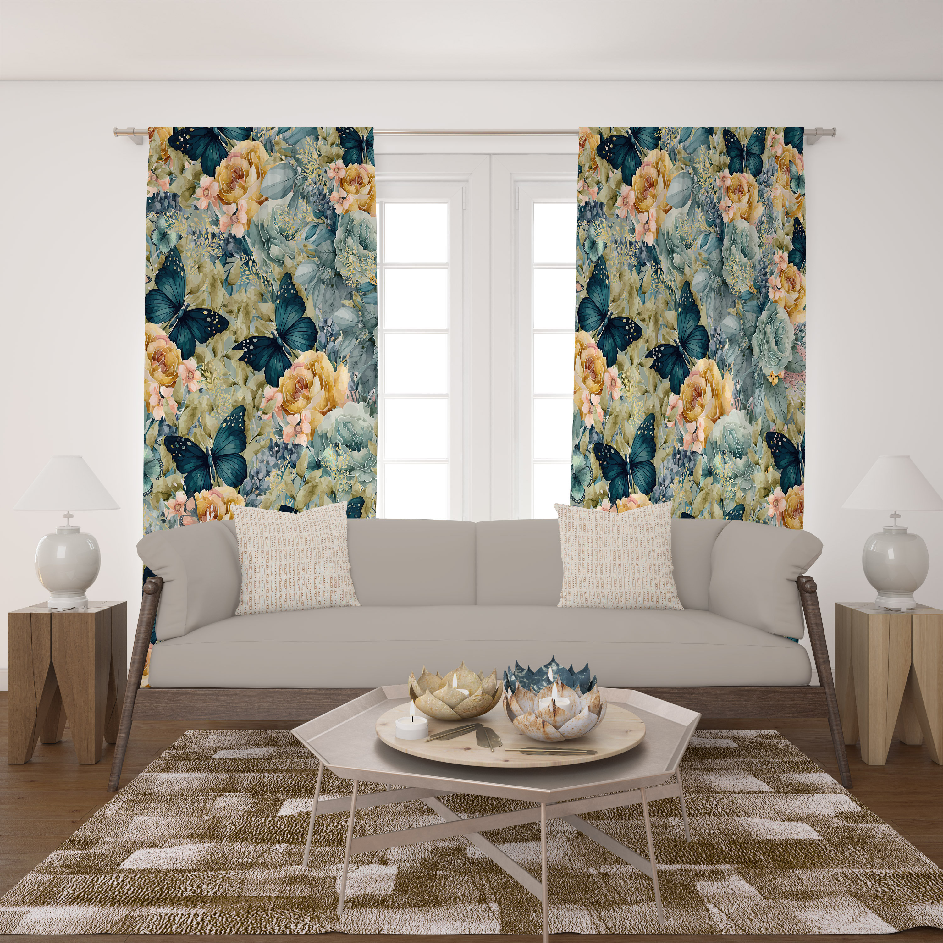 Wildon Home® Rondions Polyester Room Darkening Curtain Pair | Wayfair