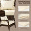 Chaise de patio avec osier en rotin, coussins moelleux, grand dossier courbé-126443681