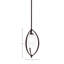 Suspension Albreda Stem Hung Mini présentée en fini granit foncé avec un verre fumé carré de 8,9 cm (3,5 po)-90932949