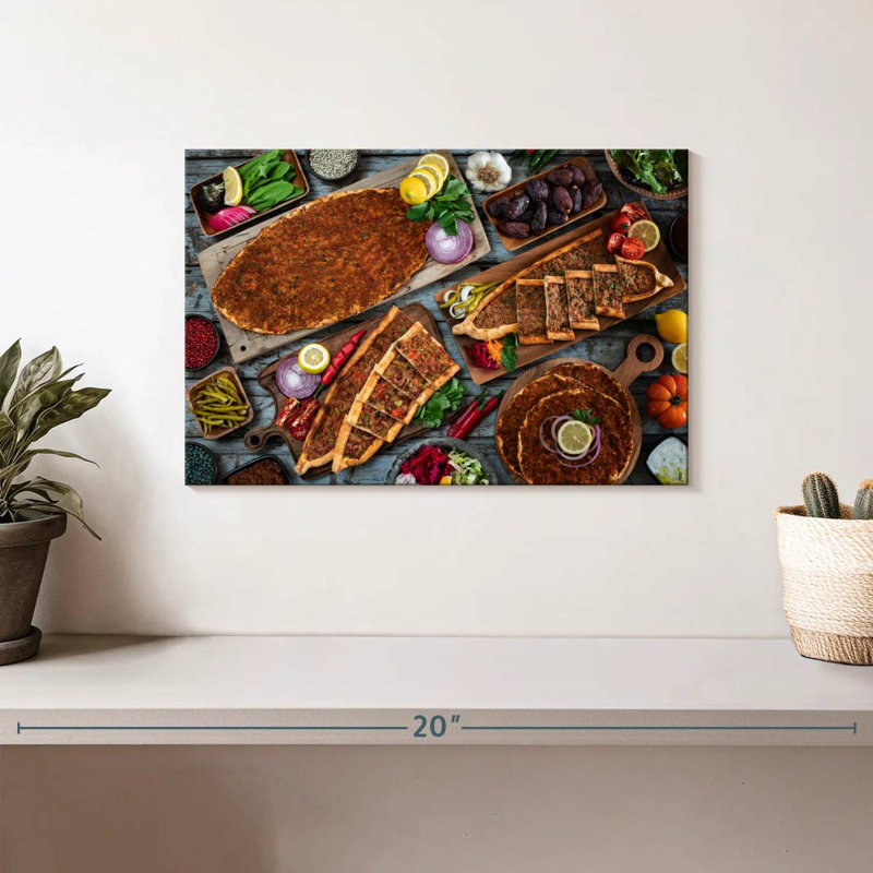 Table de cuisine turque Yarlin, H 8 po x l 12 po