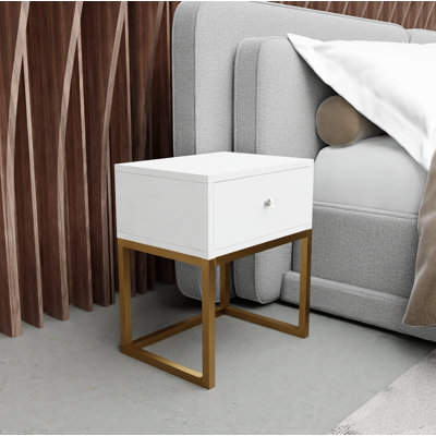 Centreville 40 cm W Bedside Table