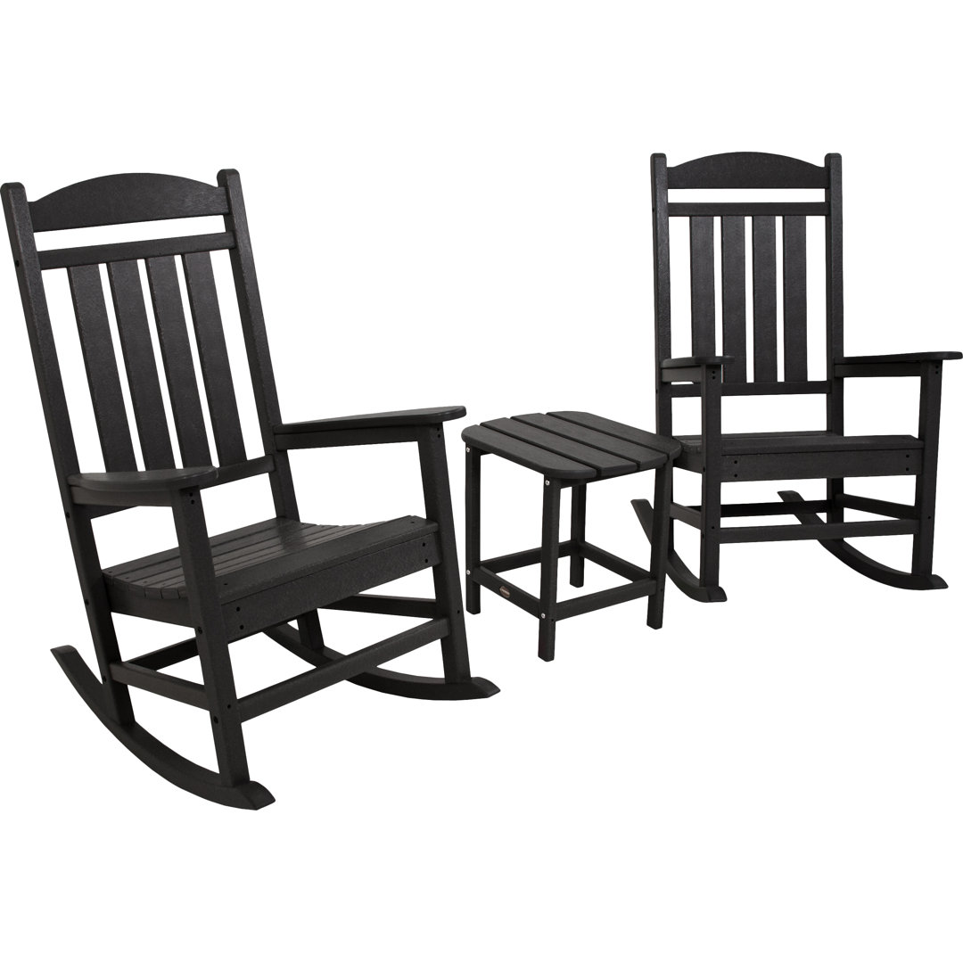 POLYWOOD Presidential Rocker 3-Piece Set POLYWOOD® Frame 