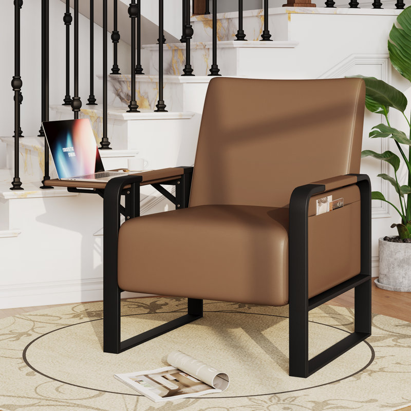 Chaise d'appoint Whole, Mélange de polyester café