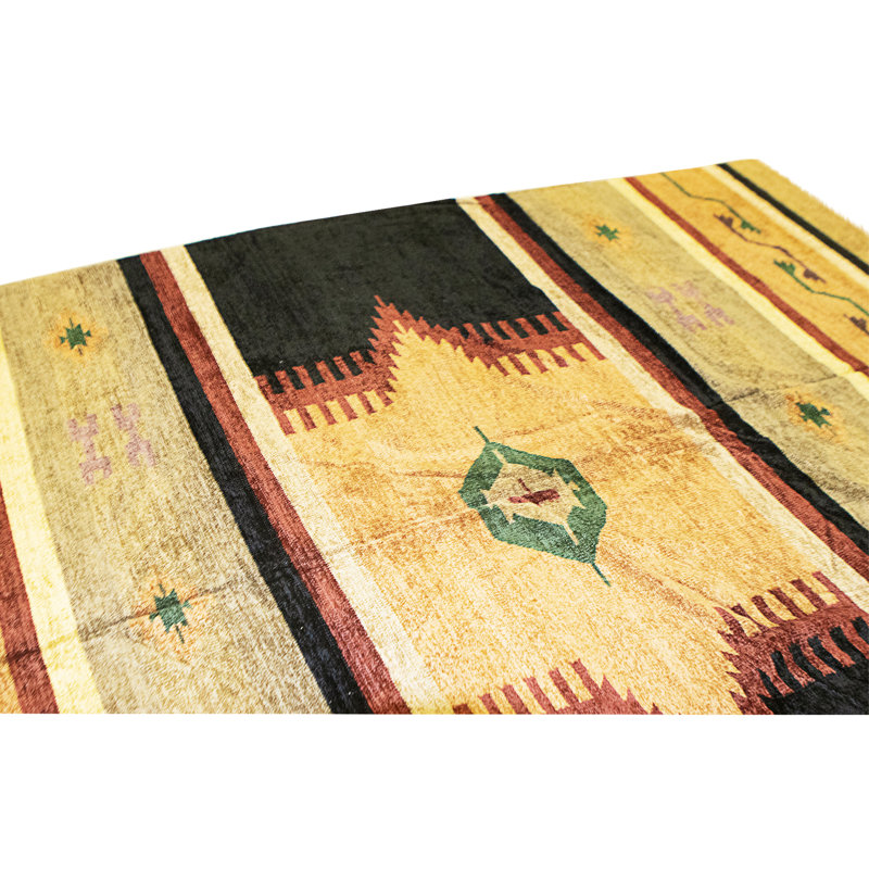 Tapis multicolore de haute qualité noué à la main
