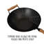 Support pour woks 14 "Tempura