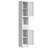 71 Inch Tall Bathroom Storage Cabinet, Freestanding Cabinet for Space Saving in Kitchen, Laundry Room, Pantry