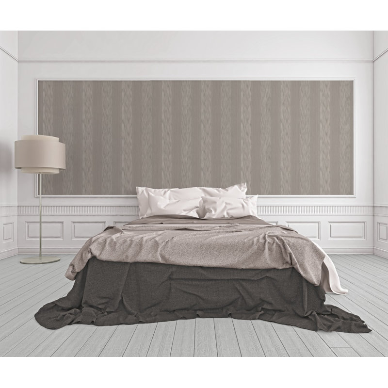 Tessuto 10.1m x 53cm Wallpaper, Grey